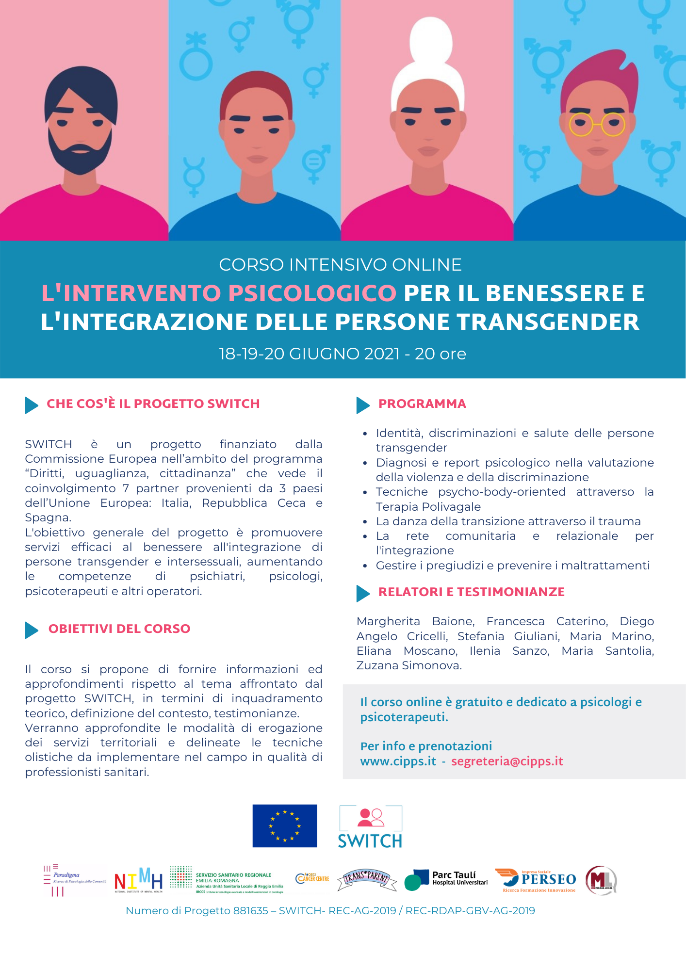 L'intervento psicologico per il benessere e l'integrazione delle persone transgender