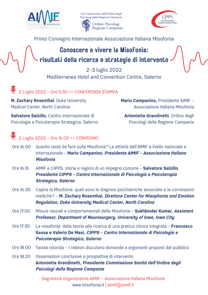 Convegno misofonia cipps Convegno misofonia cipps