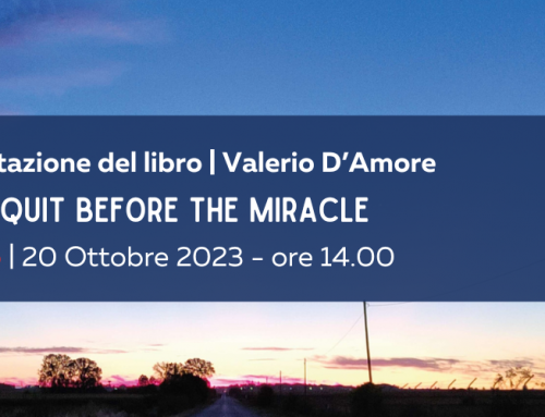 Presentazione del libro | Don’t quit before the Miracle di Valerio D’Amore