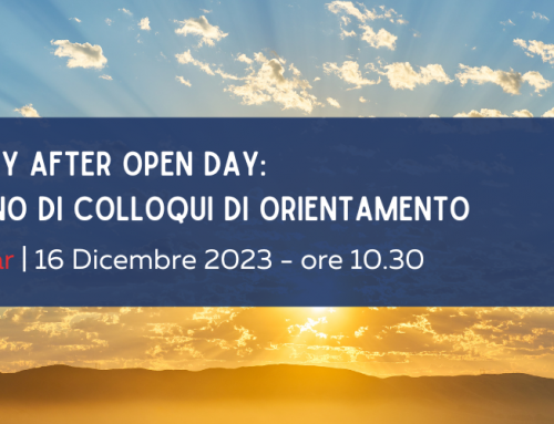 The day after open day: un anno di colloquio di orientamento