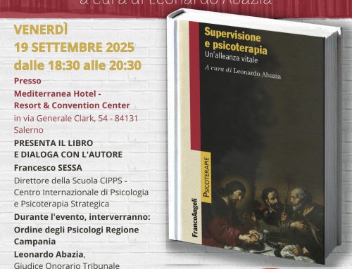 Presentazione del libro “Supervisione e psicoterapia: Un’alleanza vitale” a cura di L. Abazia
