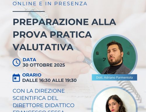 Corso di preparazione alla prova pratica valutativa – Ottobre 2025
