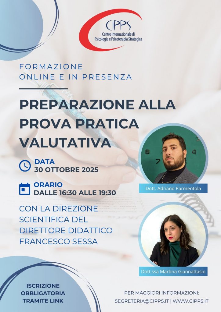 Corso di preparazione alla prova pratica valutativa – Ottobre 2025